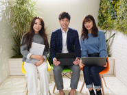 平均年齢は20代！自由で風通しのいい社風です。