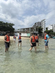 社員旅行でのセブ島！社員旅行で海外に今年も行きますので、社外活動も充実していおります。