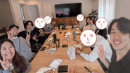 皆でランチ！真面目食堂の栄養たっぷりご飯で、午後も仕事が捗ります。
