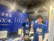 展示会イベントの様子。