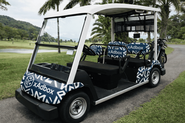 ゴルフカートラッピングイメージ