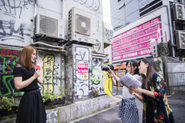 日本街頭インタビューの撮影