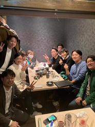 飲み会は全て会社負担です！