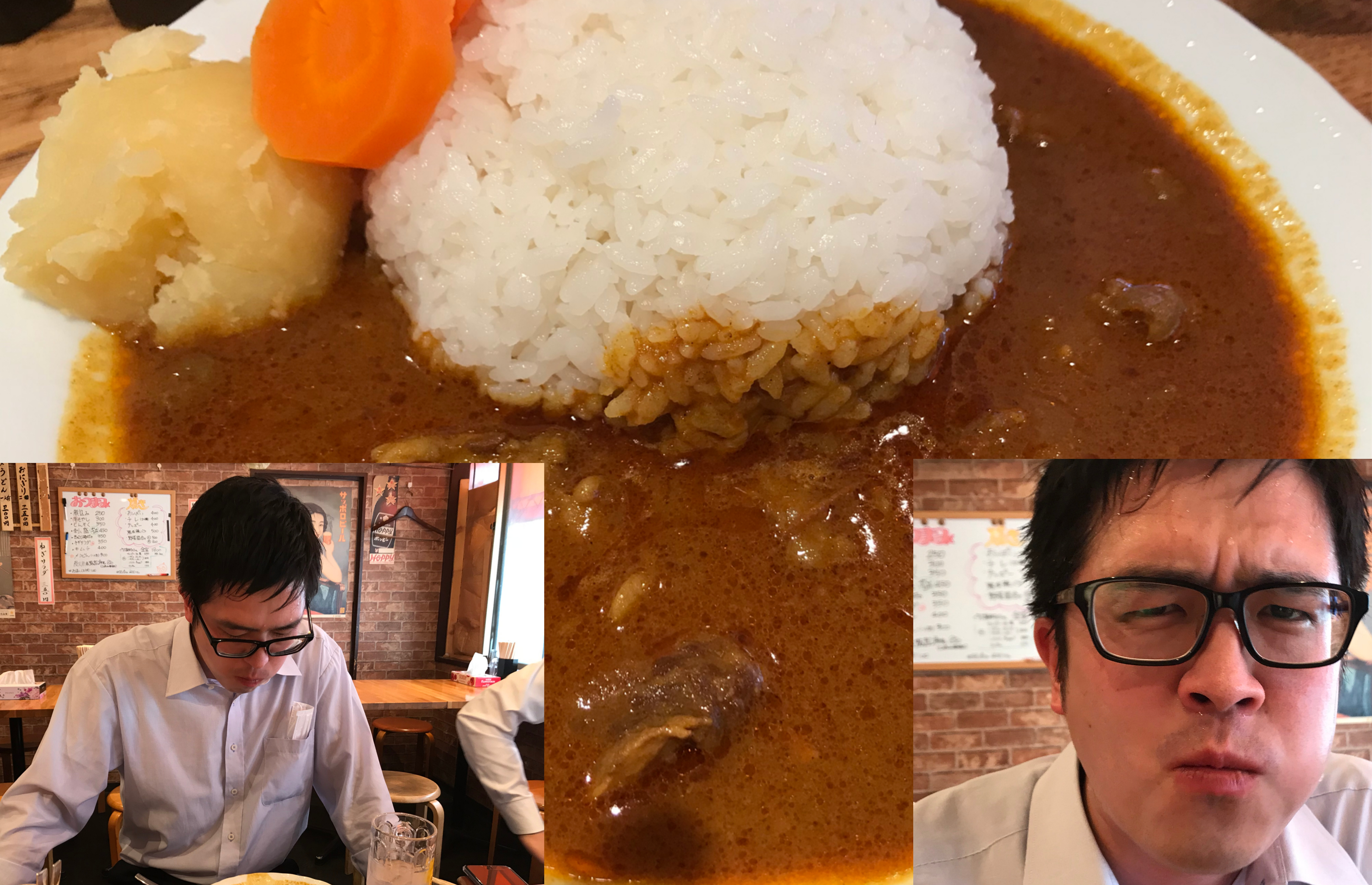 激辛カレー＜成田氏悶絶＞＠五反田