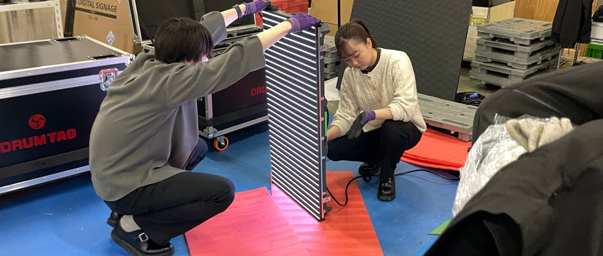  ライブやイベントを支える！LEDビジョンの検品・商品管理メンバー募集！