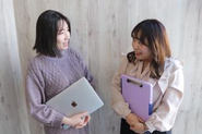 20～30代のスタッフが活躍中です！いつでも相談出来る先輩がいます♪