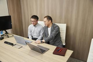 経営層との距離が近く、いつでも相談できる環境です！