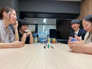 社内イベントは月１開催！もちろん希望制◎先輩や他部署の社員とも交流できる機会です！先日のゲームイベントは大いに盛り上がりました🎉