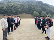 事業部対抗ソフトボール大会。ON/OFFがはっきりした職場です