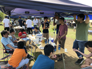 夏にはBBQも行いました🍖