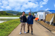 宮崎出張にて、地域の農家さんと