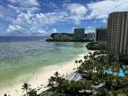 2025年の社員旅行ではグアムのリゾートを満喫。素敵な景色も写真撮り放題！