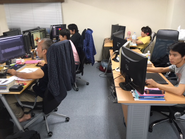 社内の様子
