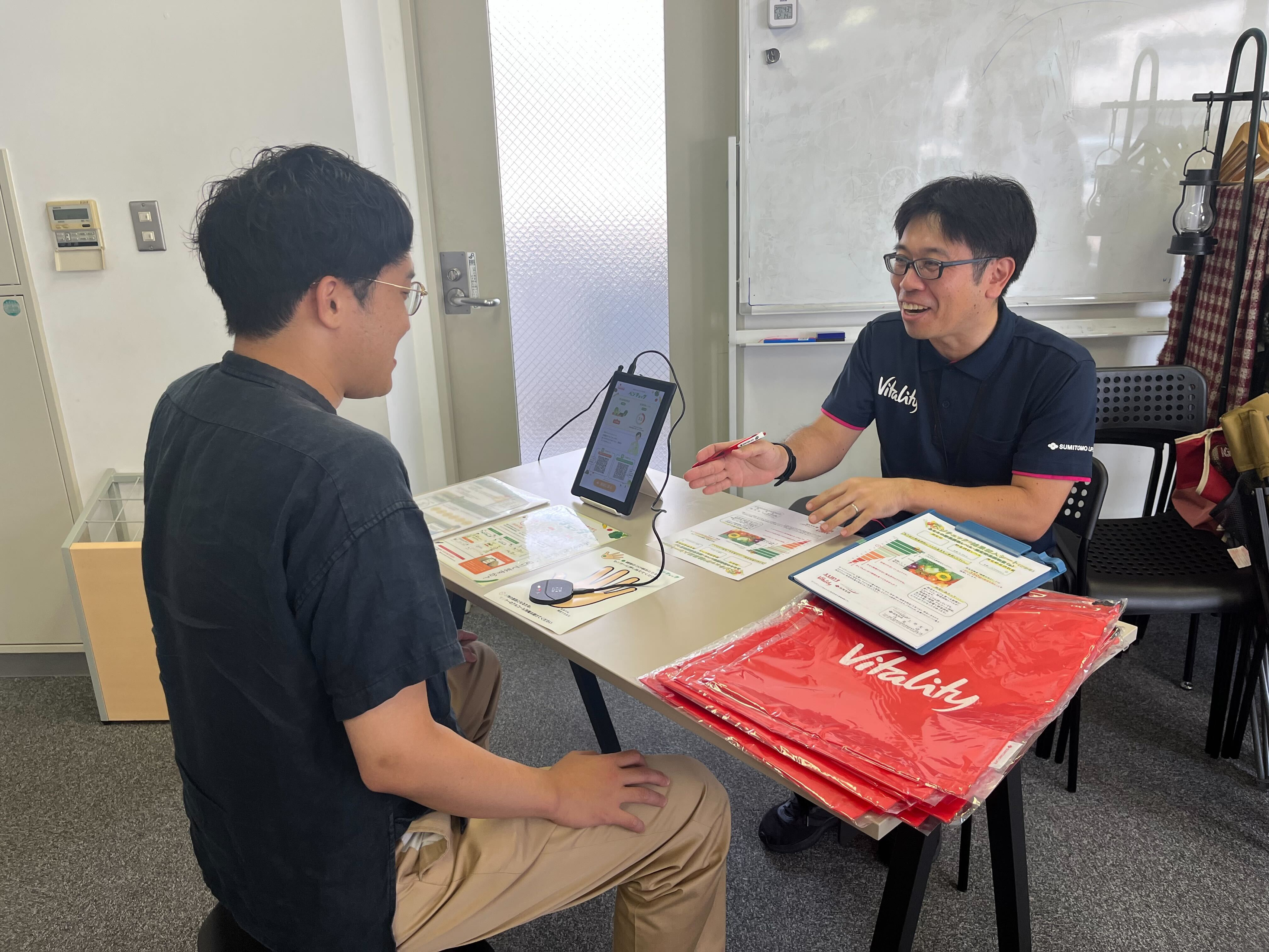 社内で「健康チェックイベント」を実施しました