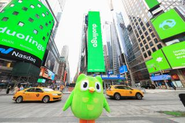 マスコットのDuoくん in New York