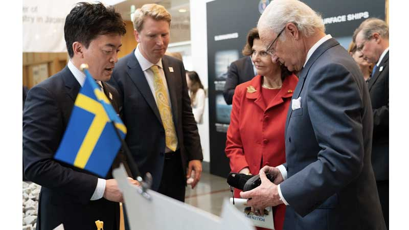 スウェーデン大使館にて