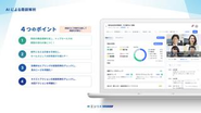 独自のセールスノウハウを元に、AI解析ツールにて商談の定量分析が可能に