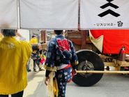 犬山祭。祭りの日には社員も担い手になります。
