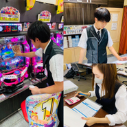 パチンコ店、総務部