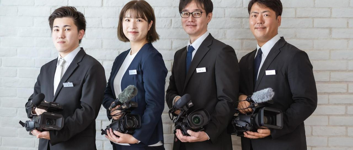 週末だけ活躍中の方多数！ブライダルビデオグラファー！人気業種