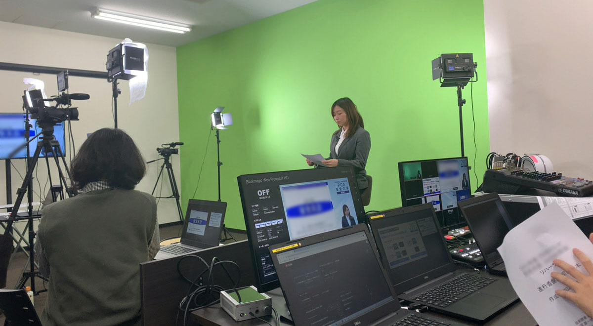 社内に撮影・配信スタジオを構築しました！