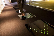 LED一体型発電床