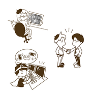 3つの事業でシナジー作りながら拡大しています。