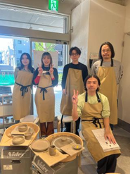 リモートワーク下のコミュニケーション施策として定期的にリアルイベントを開催（写真は陶芸教室）