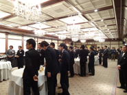 忘年会など会社イベントで社員同士の交流を深めています