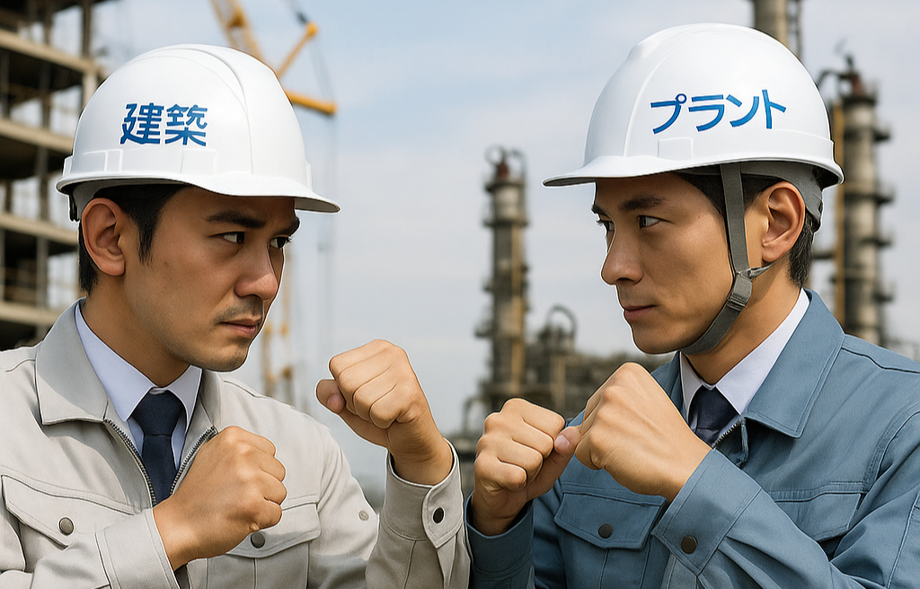 📍製鉄所の施工管理って、建築施工管理と何が違うの？