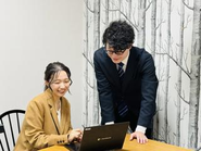 メンター社員がつき、丁寧に業務をお教えします。