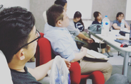 社内勉強会の様子。