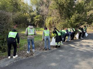 理念合宿でボランティア活動