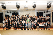 年度末の全体会！80名以上参加する大きなパーティです！
