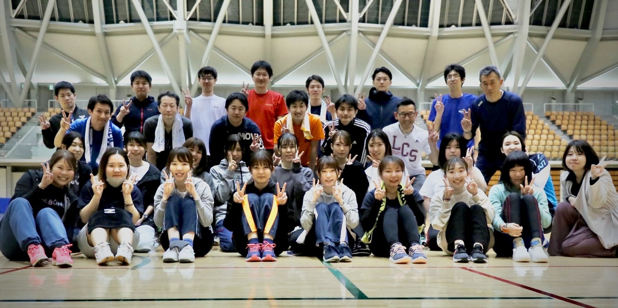 新入社員と一緒にスポーツレクリエーション