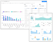 データでメンバーの活動量を把握できます。 Insightを個人に自動フィードバック ダッシュボードでユーザー別の利用状況・活動量を直感的に把握 個人向けにも内省に役立つInsightを提供