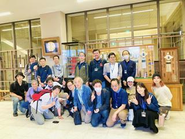 顧客との交流会で川崎大師いきました。川崎大師に「五重塔」の３Dプリンティング造形を寄贈しました