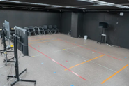 モーションキャプチャースタジオを本社内に併設し、自社内でのコンテンツ制作の全工程を行える環境を構築している