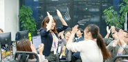 ともに成長し、成功を喜び合える仲間がいます