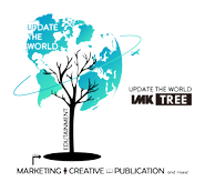 会社をイメージした「IMK TREE」。豊かな土壌で、強い幹を育て、IMKならではの「実＝コンテンツ」を作り上げていきます