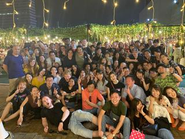 定期的に国際交流イベントを開催。多いときには参加者が200名以上に！