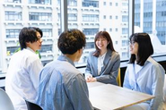 役職も部署も関係なし。フラットに話せる場です