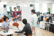 社内は会議室が連日取り合いになる程、議論が盛ん