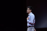 TEDxNagoyaUで話す松林