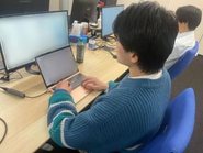 タスクに取り組む様子