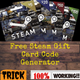 {@FREE@} Steam Gift  Card Codes Generator