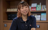 執行役員の山下三夏。アニメグッズや女性向けIPのプロデュース経験を持ち、現在はアライアンス事業と自社コンテンツ開発を牽引しています。