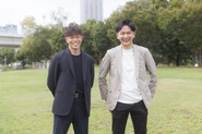 代表取締役（右）と人材紹介事業部長（左）。強固なパートナーシップで組織を牽引するリーダーです。