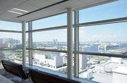 Great view across Yokohama Bay from the office