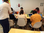 プロジェクトマネジメントのワークショップ風景